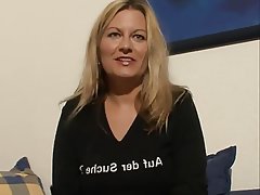 German Blonde Masturbation Mature MILF 