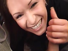 Babe Blowjob POV Cum in mouth 